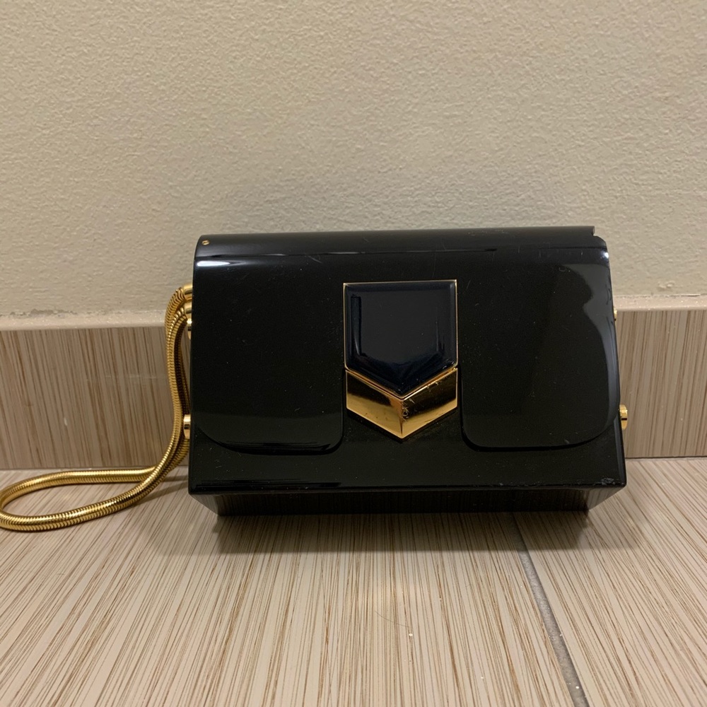 Jimmy Choo Acrylic Clutch *read description*